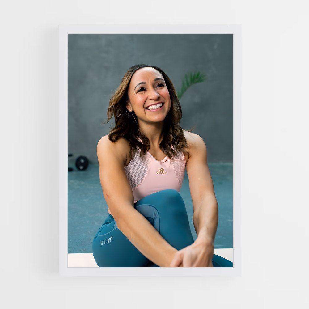 Poster Jessica sérénité – affiche Athlétisme (vue 3)